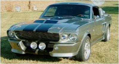 1999 JL T-Jet Slot Car Clone Body 1967 Mustang HT olive 
